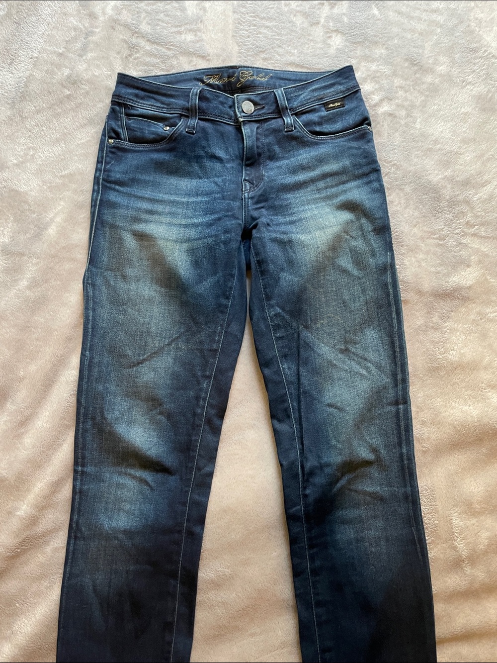 Mavi gold Women's Dark Blue Straight Leg Jeans size 24